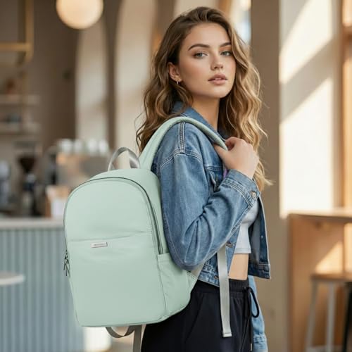 Image of VISMIINTREND College Backpack for Women, Girls |fits 13 Inch Laptop| Nylon Casual Daypack|Stylish Backpack|Bags for Tution | School | Travel |New Year Gifts