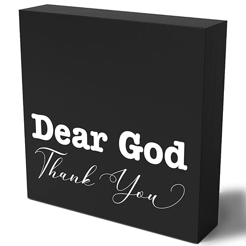 Inspirational Christian Decor Bible Verse Desk Decor Wood Sign Farmhouse