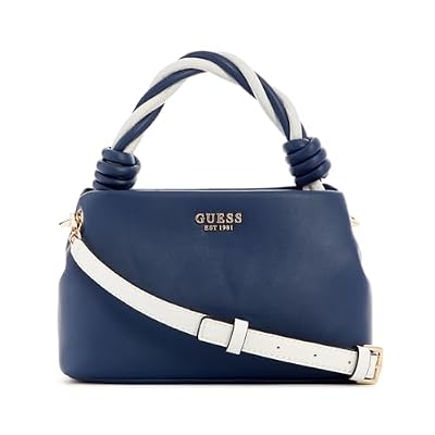 GUESS Cruise Vibe Top Handle Crossbody Bag Navy/White