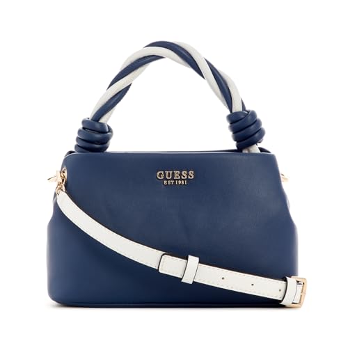 GUESS Cruise Vibe Top Handle Crossbody Bag Navy/White