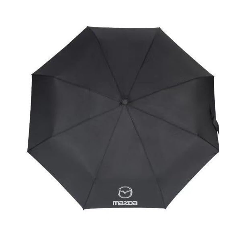 JABBNGD Car Umbrella, for Mazda MX-5 RF ND MX5 Windproof Stormproof Automatic Umbrellas, Folding Lightweight, Portable Travel Umbrella for Rain