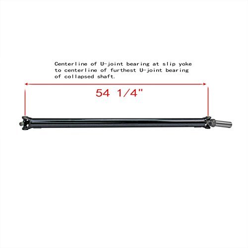CRS N95319 New Prop Drive Shaft Assembly, Rear, for 2002-04 CHEVY Suburban 1500/2500, GMC YUKON XL 1500/2500, 4WD, about 54 1/4" Length
