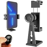 KobraTech Metal Phone Tripod Mount - UniMount 360 Pro Heavy Duty Phone Tripod Mount with Wireless Remote Shutter