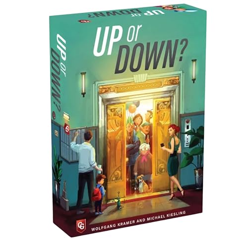 Capstone Games Up or Down? Interactive Strategy Card Game Ages 8+ Family | Jogo de cartas estratégico fácil de aprender para noite de jogo