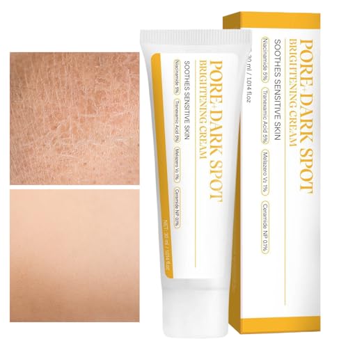 Crème Blanchissante Pour La Peau | 30 Ml Hydratant Et Réparation Des Pores,Crème Visage Éclaircissante,Pour Femmes Et Hommes Atténuation Des Cicatrices Et Éclat