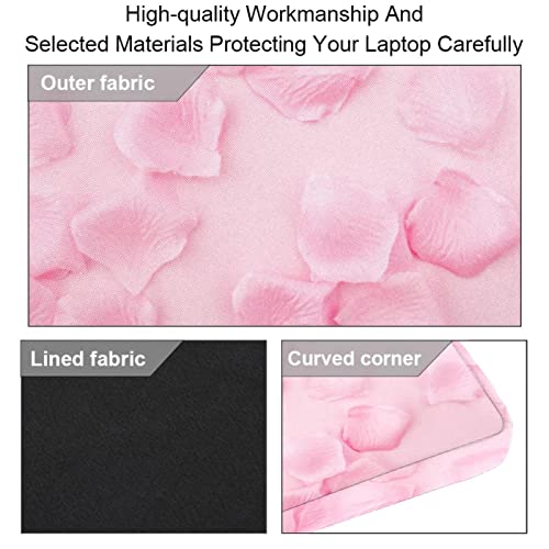 Funda bandolera de pétalos para portátil de 14 pulgadas y tableta con asa superior 3