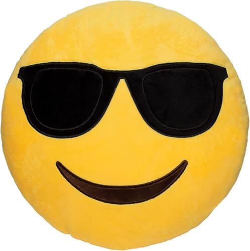 Vnnigmn - Cojín de emoticonos, diseño de emoticonos, decoración de cumpleaños, regalo de almohada para casa