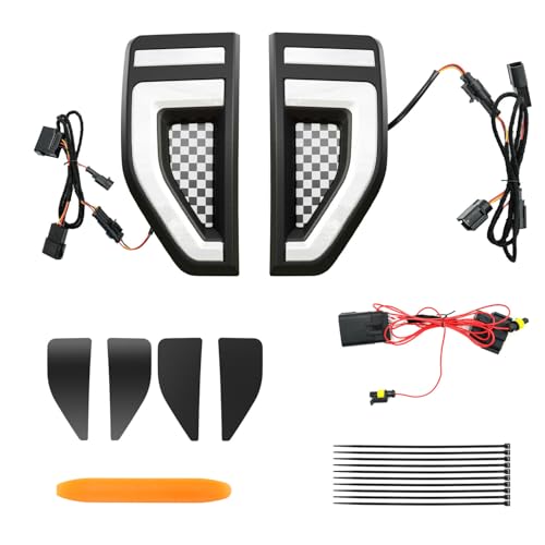 xipoqix 2PCS LED Side Marker Light Compatible with 2022-2024 Ford