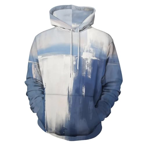 Sweat à capuche coups de pinceau 3D idéal pour vos sorties urbaines d'hiver