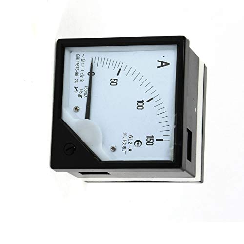 Aexit Black Analog Tools & Testers Hand Current Measuring Panel Meter Ammeter Voltage Testers AC 150A