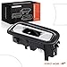 A-Premium Rear Right Passenger Side Interior Door Handle Compatible with Ford Taurus 2010 2011 2012, Black Bezel with Chrome Lever, Replace# AG1Z-5421818-AA