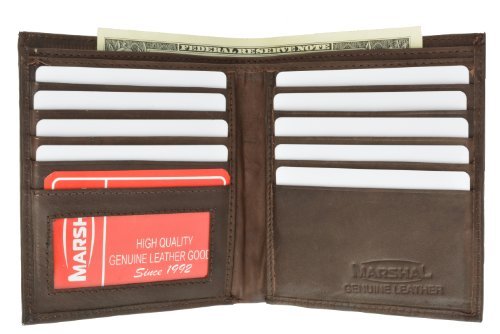 MARSHAL Essentials Deluxe Genuine Leather Hipster Wallet 2502CF