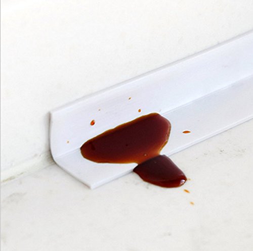 Tape Caulk Strip, 3.2 M PVC Zelfklevende Waterdichte Afdichtstrip voor Aanrecht Wc Badkamer Douche Bad Vloer Muur Rand Beschermen(22mm*3.2M-Grijs) - Afbeelding 8