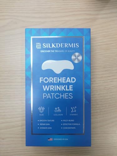 SILKDERMIS Forehead Wrinkle Patches: Anti Wrinkle Patches-Repair Winkle Remover and Treatment with Aloe Collagen and Vitamin E 1pcs