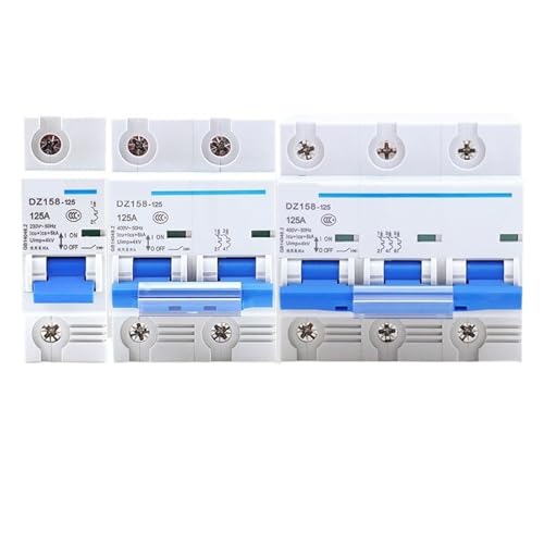 Disjoncteur DZ158 domestique 2P 100A et interrupteur pneumatique modulaire tableau électrique