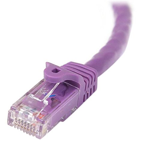 StarTech.com Cat5e UTP Snagless Network Cable 10m Purple Snagless RJ45 Ethernet Patch Cable (45PAT10MPL)