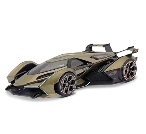 Maisto Modelo Diecast Lambo V12 Vision Gran Turismo Verde 1:18 miniatura 5