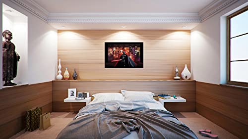 Star Wars Anthology - Episode I, Ii, Iii, Iv, V & Vi - Movie Poster/Print (Darth Vader With Movie Poster Backdrop) (Size: 36 Inches X 24 Inches) #TOP4