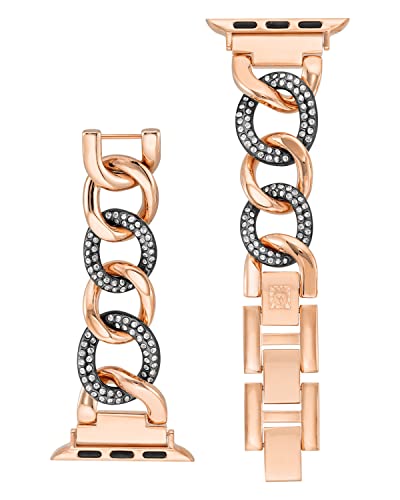 Image of Anne Klein Fashion Chain Bracelet for Apple Watch, Secure, Adjustable, Apple Watch Replacement Band, Fits Most Wrists