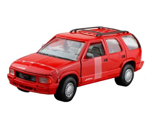 Modelo de Carro 1994 Jimmy Techo 1:24 Rojo Motormax miniatura 2