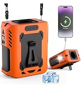 Godboat Portable Waist Fan Clip on, 5-Speed 11000RPM Personal Cooling Fans,10000mAh Rechargeable,...