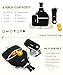EPEDAL24 Pickleball Bag, 3-in-1 Mens and Womens Single Pickleball Sling Bag, Adjustable and Removable Sling Bag Water Bottle Bag and Mobile Phone Bag with Fence Hook Zippered Pockets (Black)