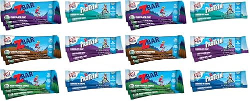 Image of Zbar and Zbar Protein - Variety Pack - Snack Bars - Made with Organic Oats - Non-GMO - Soft Baked Granola Bars and Crispy Protein-Bars,16 Count (Pack of 2)