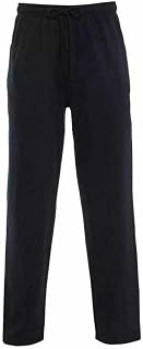 Jogging Pants Mens Tracksuit Bottoms Trousers Casual Men's Fleece Open Bottom Joggers Zip Pockets Elasticated Open Hem Classic Jog Pants Sweatpants Sports Jogger Sizes S-5XL