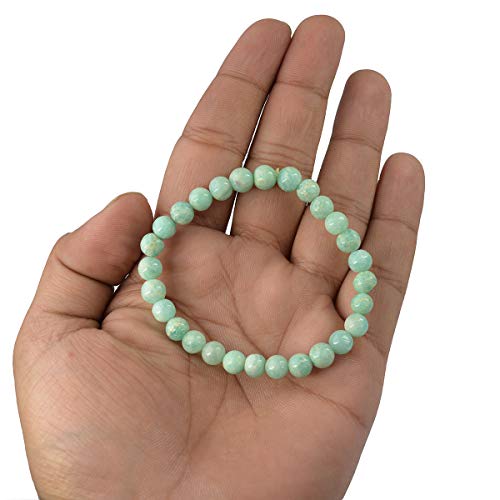 Image of Reiki Crystal Products Natural Crystal Stone Bracelet 6 mm Round Beads for Men & Women | Gemstone Jewellery Bracelet | Reiki Charged | Multiple Stone Variants Available