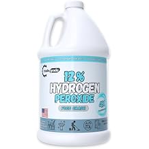 TradeGrade 12% Food Grade Hydrogen Peroxide H202 Powerful 4X Concentrate | Multipurpose Cleaner for Home, Kitchen, Laundry & More - 1 Gallon