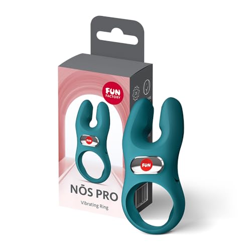 Fun Factory Nōs Pro | vibrierender Penisring für Paare | 2 Motoren & 7 Vibrationsprogramme | Klitorisstimulation | IPX7 | USB-C