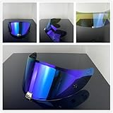 YMYQF Motorcycle Helmet Visor for HJC Rpha 11 HJ-26, UV Anti-Fog Motorcycle Helmet Visor Lens Windproof Motorbike Helmet Face Shield,normal-C Light Black - Image 2