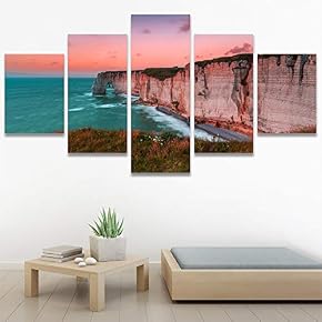 SIGNWIN 5 Panel Canvas Wall Art Modern Art...