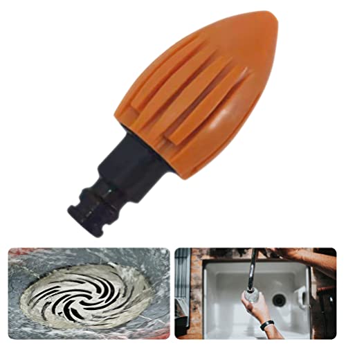 Angoily Bocal Plástico Bocal de Pressão Esgoto Jetter Jetter Cancha Limpeza Cabeça Lavadora Peças Ac