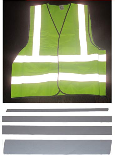 Preisvergleich Produktbild 350CM REFLEKTORENBAND zum Annähen - Premium Material stark reflektierender Stoff / REFLEKTORSTOFF 10mm 20mm 30mm 50mm * Breite auswählen* (30mm x 350cm)