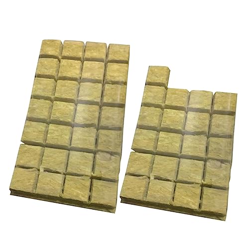 iplusmile 1セット 苗 ブロック マイクログリーン 栽培 キット 水耕栽培 庭 空気 家 植物 植物 49個