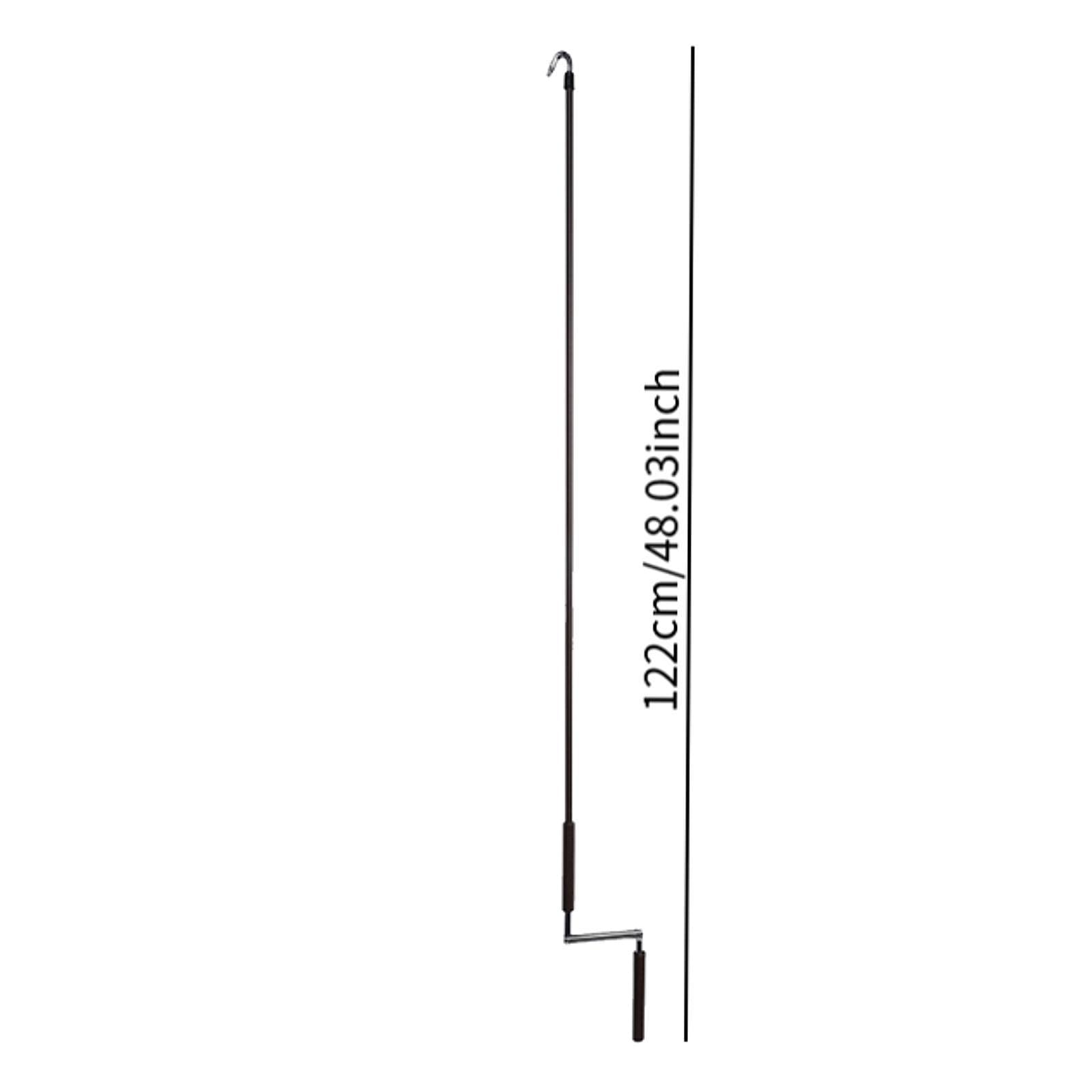 Manivelle de store de camping-car, remplace directement pliable universelle en acier de 48 po pour store enrouleur intérieur extérieur,