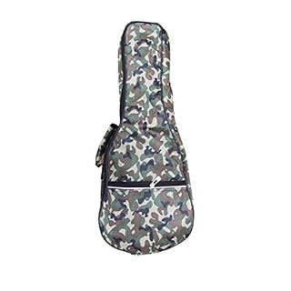 21 pouces de qualité supérieure Ukulele Case 5MM rembourrage avec sangles réglables,Couleur Camouflage - Les Beatles, Paul McCartney, John Lennon, RIngo Starr, George Harrison