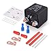 Produktbild Winjun DC 12V 200A Auto KFZ Relais Set Umschaltrelais Wechselrelais mit Terminal Schrumpfschlauch Kabelbinder Kabelschuhe für Automotive Electronik