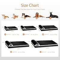 Jolibean Orthopädisches Hundebett Grosse Hunde Mit Kissen, 122x76cm – Ansicht 7