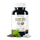 Alzuro Labs Extracto de Semillas de Apio 500 mg – 120 cápsulas veganas | Extracto 10:1 (equiv. 5000 mg) | Apoya la salud del corazón y articulaciones | Probado en laboratorio | Certificado GMP
