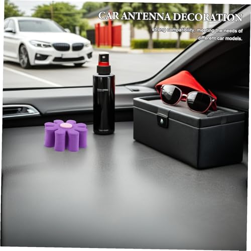 Adorno para antena de coche con flores: dale un toque alegre y femenino a tu vehículo a diario 6