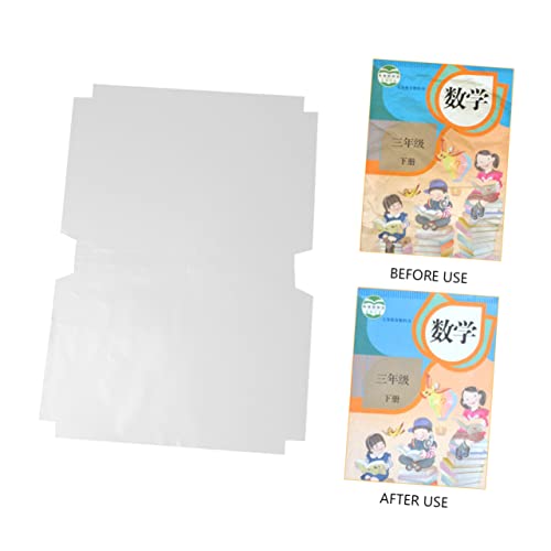 STOBOK 10Pcs Capa De Livro Autoadesiva Protetor De Livro Autoadesivo Capa De Livro De Exercícios Cap