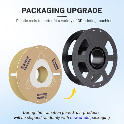 Image of Hyper PLA+ 3D Printer Filament, High Toughness PLA Plus Filament 1.75mm, Enhanced Strength, Compatible with Most FDM 3D Printers, 1kg per Spool, Pack of 2 (Black+Jade White)