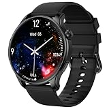 Boquaw Smart Watch for Men Fitness Tracker: Men Digital Womens Watches Heart Rate Monitor Make/Answer Call Waterproof Running Smartwatch Android Phone