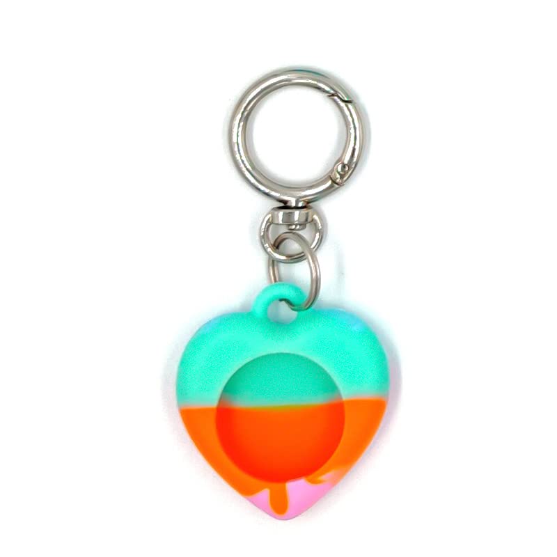 Heart Shape Silicone Case for Apple Airtag Case Silicone Tracker Case (Colour)