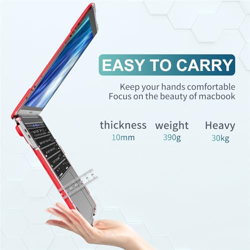 Funda MacBook Air 13 A1932 para trabajar en cafeterías con soporte cómodo 5