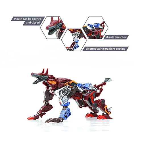 52Toys Beastbox Chromeribs Deformation Toys Action Figures, Collectible Converting Toys Deforms In Wolf Mecha And Cube, Great Birthday Party Gift For Teens And Adults #TOP4