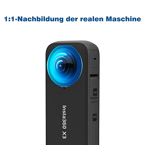 Gdraco Lens Cover for Insta360 X3, Action Camera Lens Protector, High Toughness PMMA Material, Anti-Scratch - Image 4