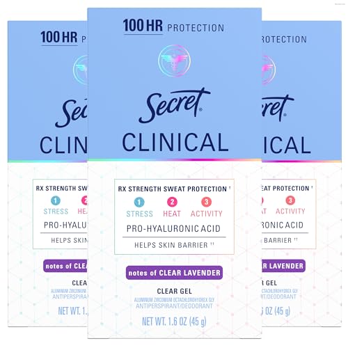 Secret Clinical Strength Antiperspirant Deodorant for Women, 100h...